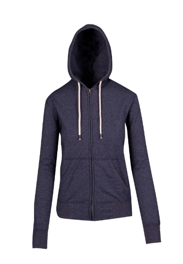 Picture of RAMO, Ladies Heather Zip Hoodie